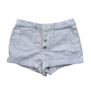 J Crew High Rise Denim Jean Shorts size 28 Lavender